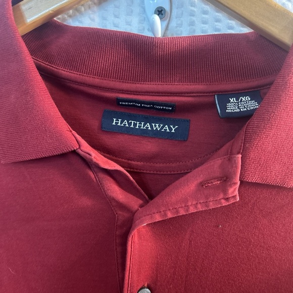 Men's Red Polo Shirt - Picture 2 of 3